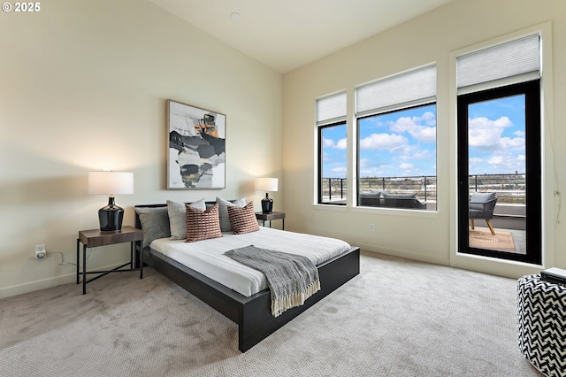 1660 NW Riverscape Dr, Portland, OR 97209 - bedroom featuring carpet flooring and access to outside