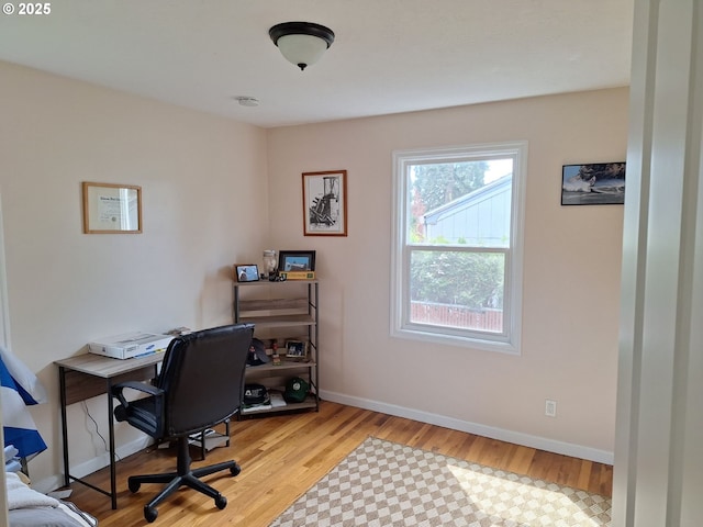 4777 Exeter St, West Linn, OR 97068 - home office featuring light wood-style flooring and baseboards