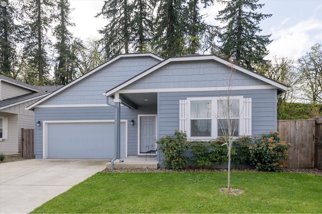 5305 Squirrel St, Springfield, OR 97478 - view of front of house with an attached garage and driveway