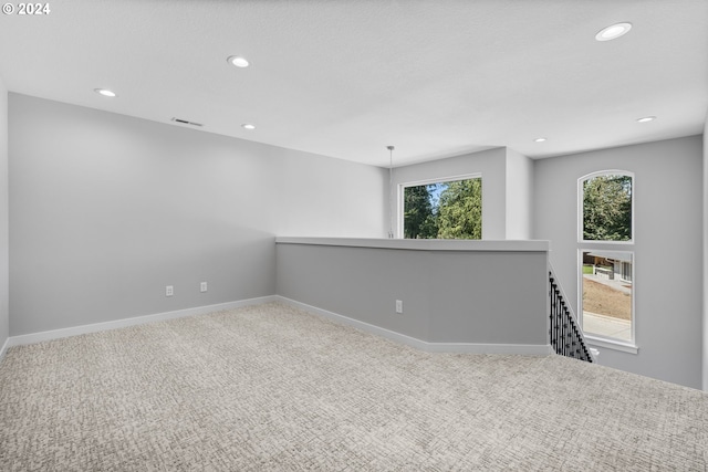 5826 SW Grayson Ter, Beaverton, OR 97078 - empty room featuring carpet flooring, recessed lighting, and baseboards