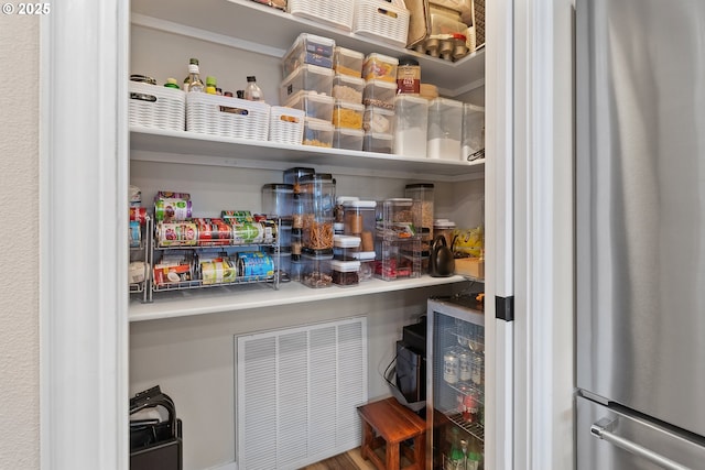 view of pantry