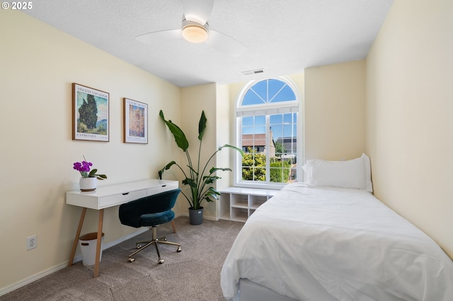 5346 NW Wickiup Way, Portland, OR 97229 - carpeted bedroom with baseboards and ceiling fan