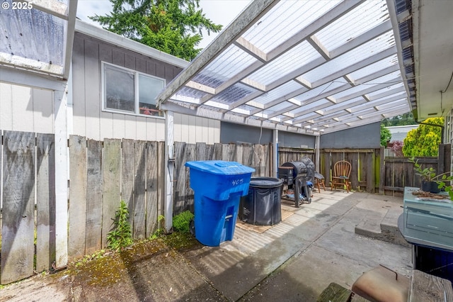 405 Redpath St, Kelso, WA 98626 - view of patio / terrace featuring a pergola and grilling area