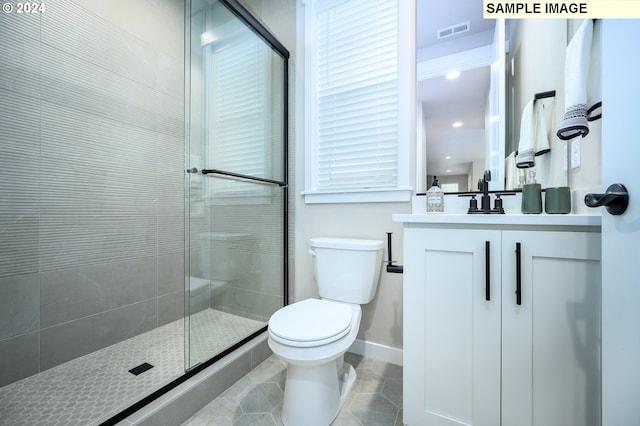 4304 NE 188th St Lot 331, Vancouver, WA 98686 - bathroom featuring a shower stall and vanity