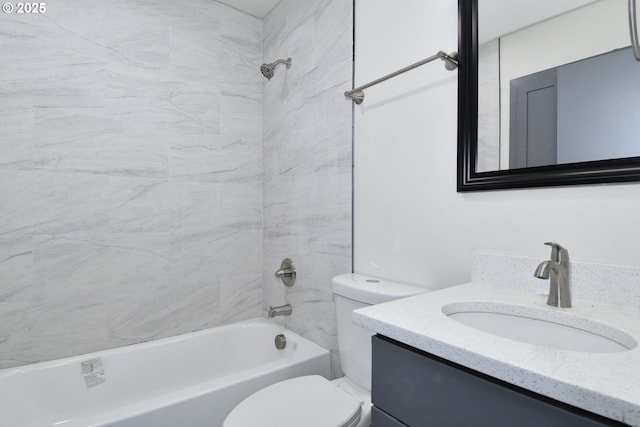 9936 SE Steele St, Portland, OR 97266 - bathroom with vanity and bathtub / shower combination