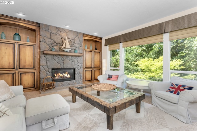 17677 Westview Dr, Lake Oswego, OR 97034 - living room featuring a fireplace