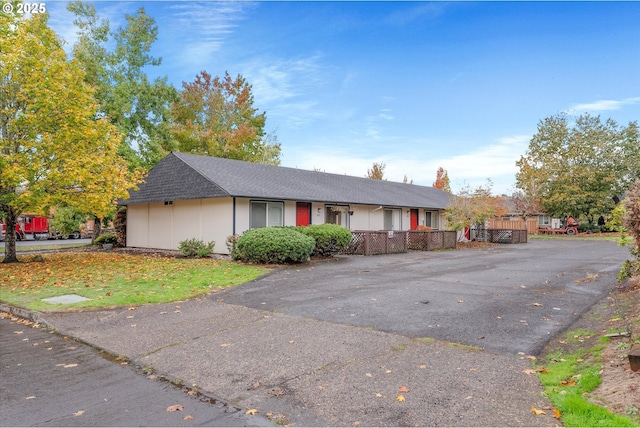 view of ranch-style home