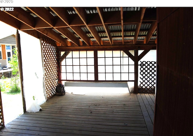 view of deck