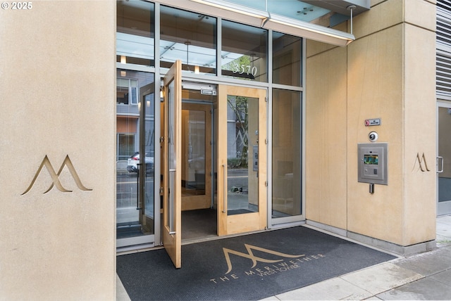 view of property entrance