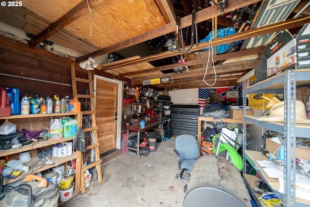 view of storage