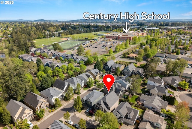 6244 SE Jess Ct, Hillsboro, OR 97123 - birds eye view of property featuring a residential view