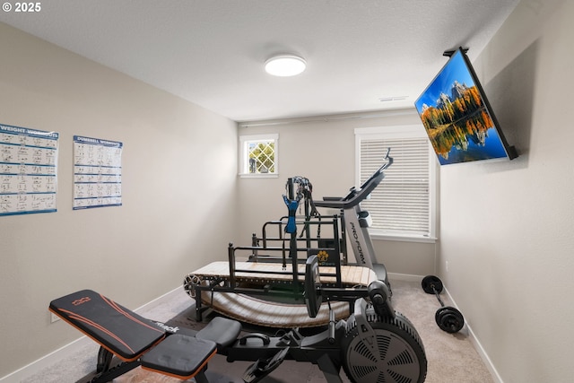 6910 SE Lamphier St, Milwaukie, OR 97222 - workout area with carpet flooring and baseboards