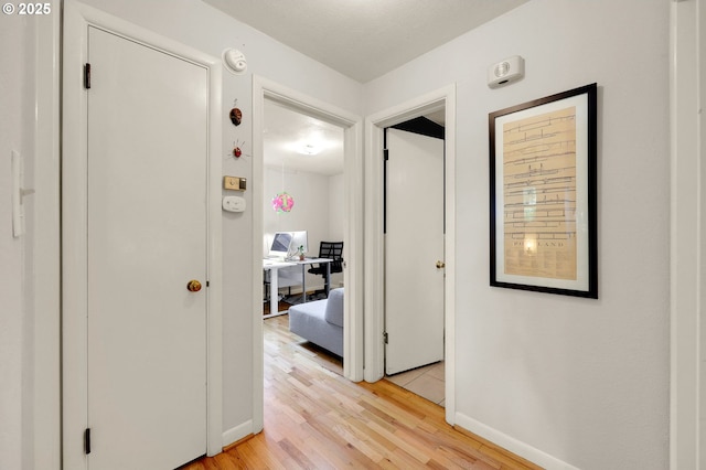 2940 Pearl St, Eugene, OR 97405 - hall with light wood-style flooring and an office area
