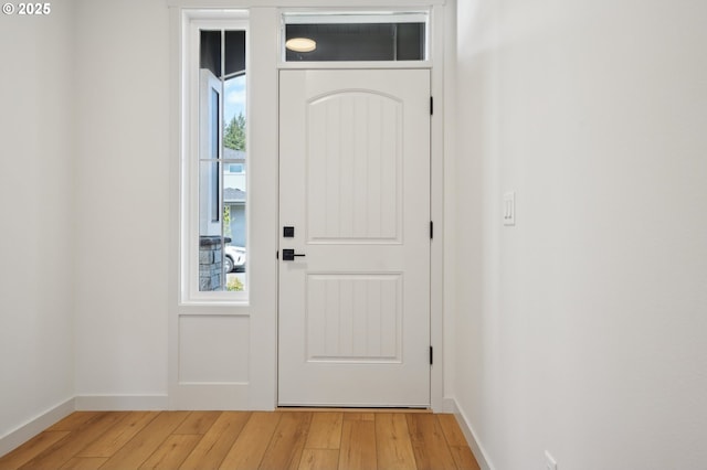 17109 NE 82nd St, Vancouver, WA 98682 - entryway with baseboards and light wood finished floors