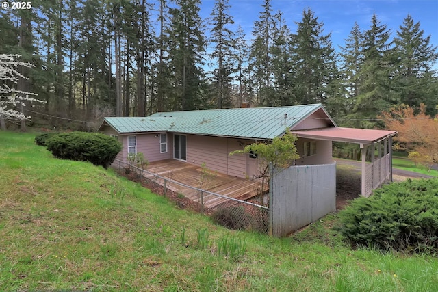 29652 Lusk Rd, Eugene, OR 97405 - view of side of home featuring metal roof