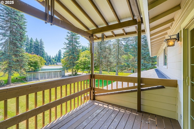 16127 NE Caples Rd, Brush Prairie, WA 98606 - deck featuring a yard