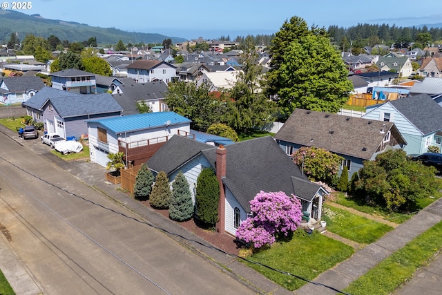 520 Elm Ave, Tillamook, OR 97141 - aerial perspective of suburban area with mountains