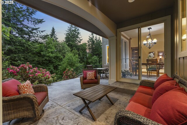 24800 SW Big Fir Rd, West Linn, OR 97068 - view of patio featuring outdoor dining space