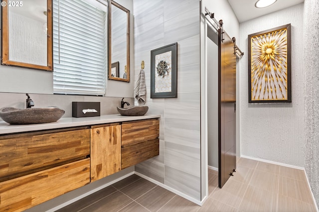 22961 SE Filbert Rd, Eagle Creek, OR 97022 - full bathroom with double vanity and baseboards