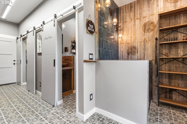 22961 SE Filbert Rd, Eagle Creek, OR 97022 - bathroom featuring baseboards and walk in shower
