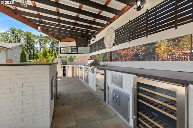 22961 SE Filbert Rd, Eagle Creek, OR 97022 - view of patio / terrace with wine cooler