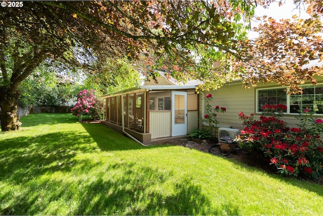 77690 Brock Rd, Oakridge, OR 97463 - view of yard featuring a sunroom