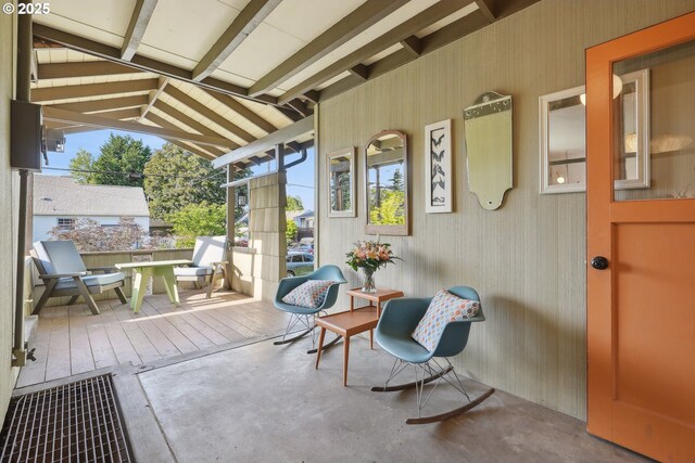 sunroom with healthy amount of natural light