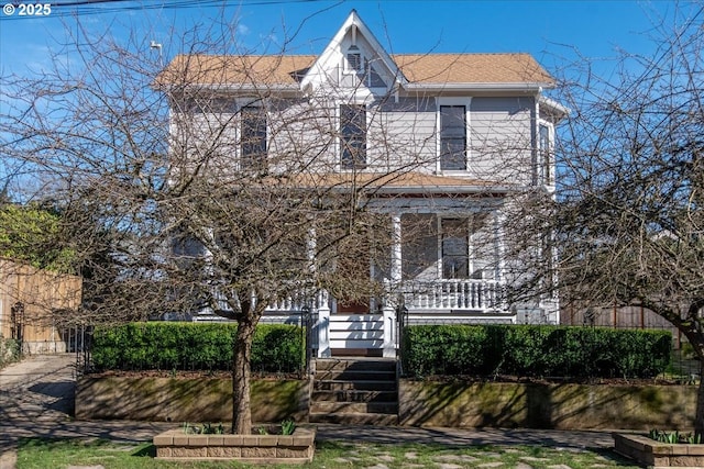 view of front of house featuring a porch