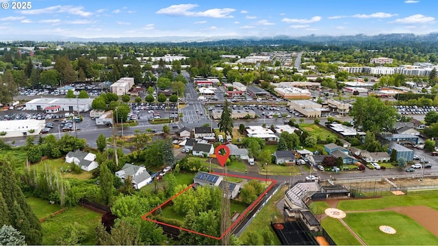 13420 SW 2nd St, Beaverton, OR 97005 - aerial view of property's location with property boundaries highlighted
