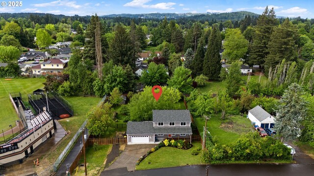 13420 SW 2nd St, Beaverton, OR 97005 - bird's eye view of a forest