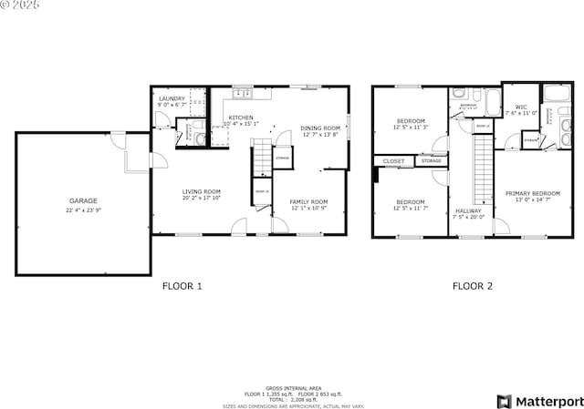 13420 SW 2nd St, Beaverton, OR 97005 - property floor plan