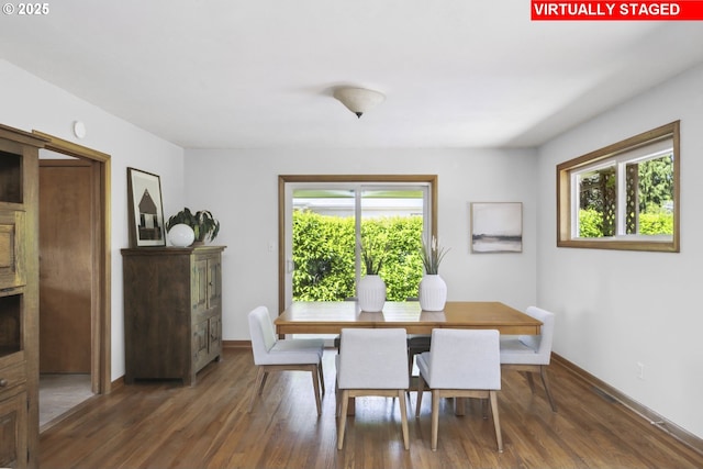 3132 SE 58th Ave, Portland, OR 97206 - dining room with healthy amount of natural light and wood finished floors