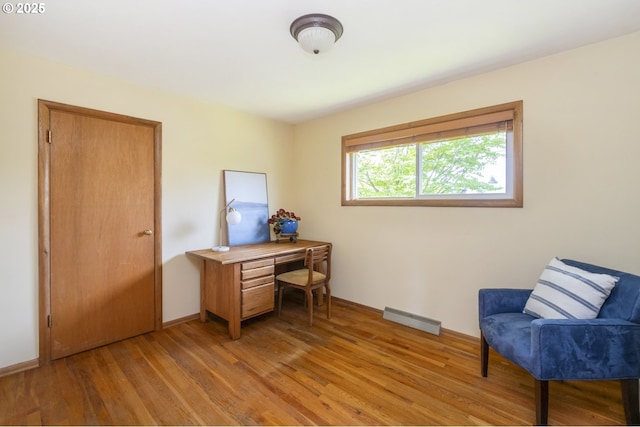 3132 SE 58th Ave, Portland, OR 97206 - home office featuring light wood finished floors