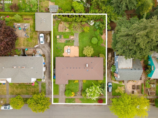 3132 SE 58th Ave, Portland, OR 97206 - aerial overview of property's location with property boundaries highlighted