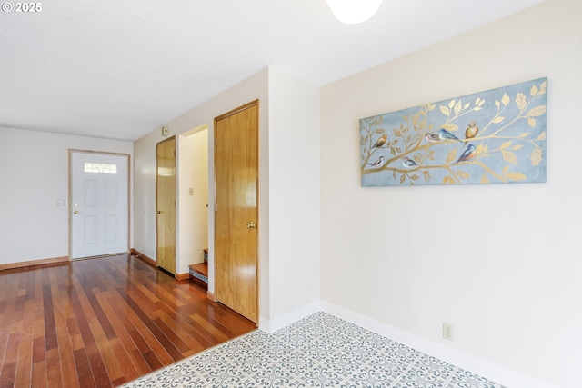 7430 N Burr Ave, Portland, OR 97203 - spare room featuring baseboards and wood finished floors