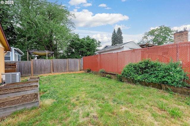 7430 N Burr Ave, Portland, OR 97203 - view of yard with central air condition unit