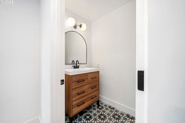 90 Beach Dr, Manzanita, OR 97130 - bathroom featuring vanity and tile patterned floors