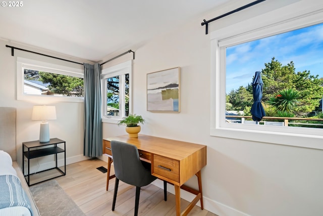 90 Beach Dr, Manzanita, OR 97130 - office area with light wood-style floors and baseboards