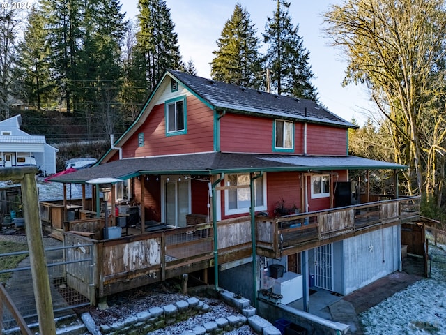 view of front of home