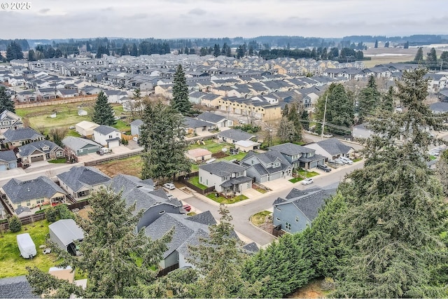 birds eye view of property featuring a residential view