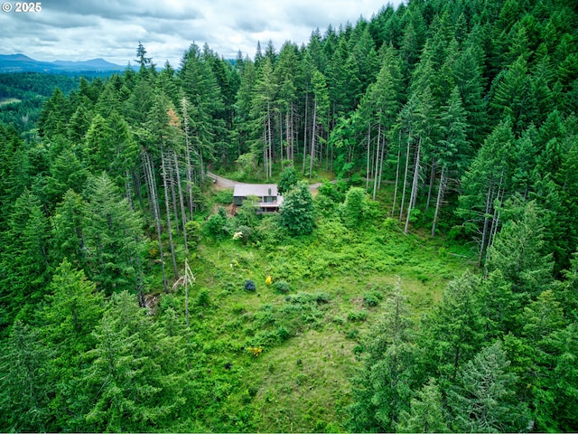 272 Whipple Tree Dr, Yoncalla, OR 97499 - view of wooded area featuring a mountain view