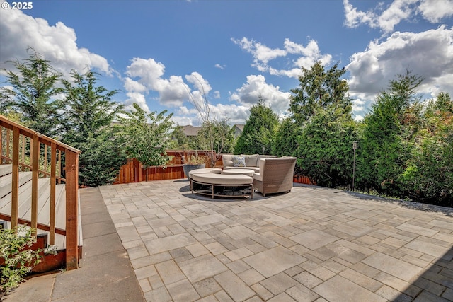 12241 Mimosa Way, Oregon City, OR 97045 - view of patio / terrace with an outdoor hangout area