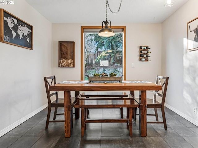 view of dining space