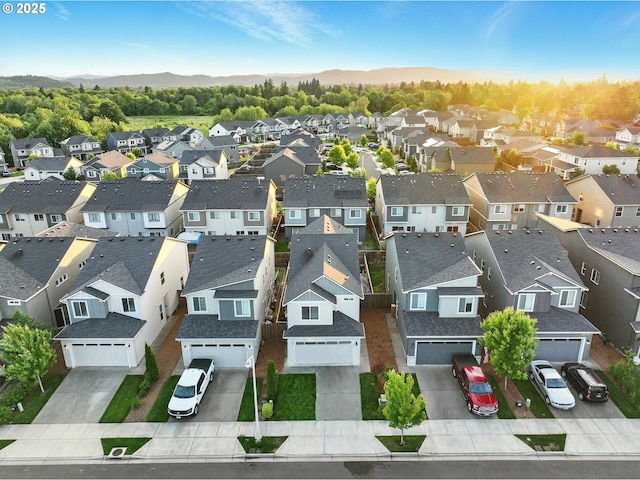 825 S 23rd Ave, Cornelius, OR 97113 - aerial view of residential area featuring a mountainous background