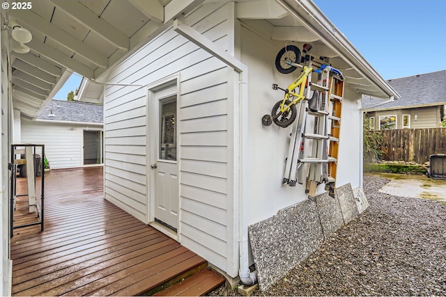 view of entrance to property