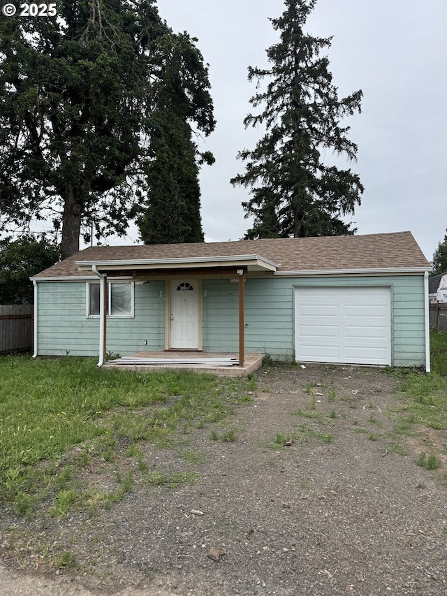 4545 Camellia St, Springfield, OR 97478 - view of front of home with driveway and an attached garage