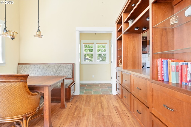 2406 SE 30th Ave, Portland, OR 97214 - home office featuring light wood-type flooring and baseboards