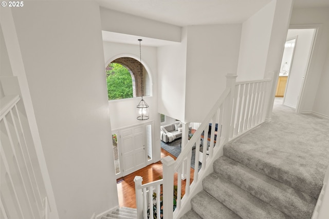 13460 Snowberry Ct, Lake Oswego, OR 97035 - staircase with baseboards
