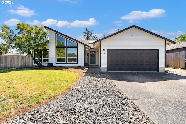 2824 SE 13th Ct, Hillsboro, OR 97123 - mid-century inspired home featuring a garage and driveway