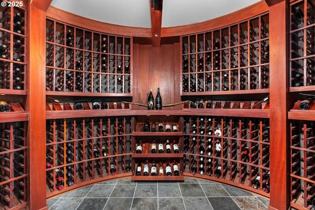 view of wine room